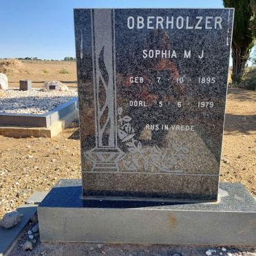 OBERHOLZER Sophia M.J. 1895-1979