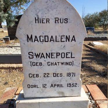 SWANEPOEL Magdalena nee CHATWIND 1871-1952