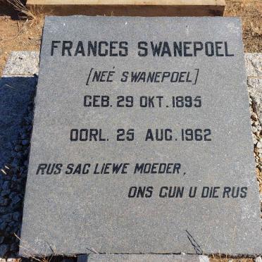 SWANEPOEL Frances nee SWANEPOEL 1895-1962