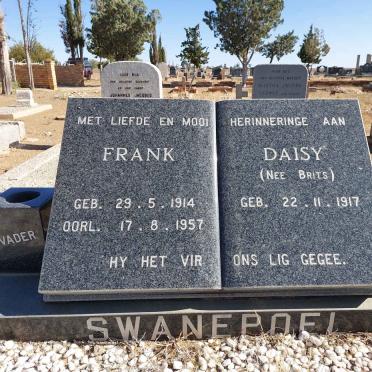 SWANEPOEL Frank 1914-1957 &amp; Daisy BRITS 1917-