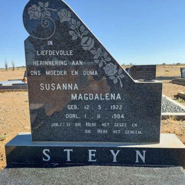 STEYN Susanna Magdalena 1922-1984