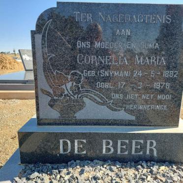 BEER Cornelia Maria, de nee SNYMAN 1882-1978