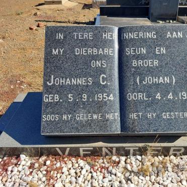 VENTER Johannes C. 1954-1985