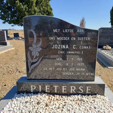 PIETERSE Jozina C. nee SWANEPOEL 1915-1975