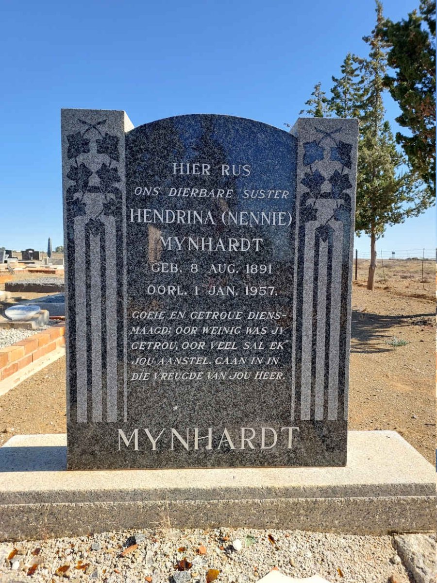 MYNHARDT Hendrina 1891-1957