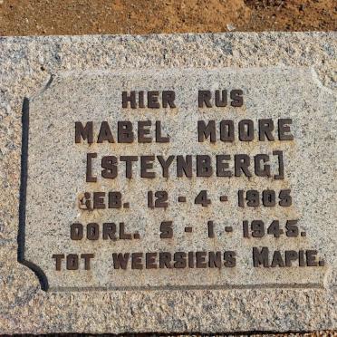MOORE Mabel nee STEYNBERG 1905-1945