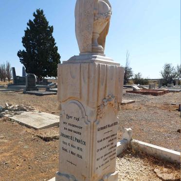 ECK Johannes B.L.P., van 1870-1936 &amp; Catherina L.D. SWANEPOEL 1872-