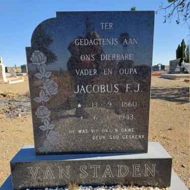 STADEN Jacobus F.J., van 1860-1943
