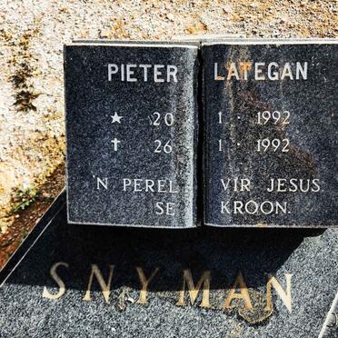 SNYMAN Pieter Lategan 1992-1992