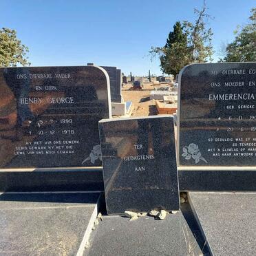 SCHEUN Henry George 1898-1978 &amp; Emmerencia M.C. GERICKE 1904-1973 _1