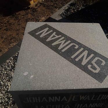 SNIJMAN Barend Daniel Cornelius 1892-1961 &amp; Johanna Ewaldina Jacoba THERON 1896-1880 _1