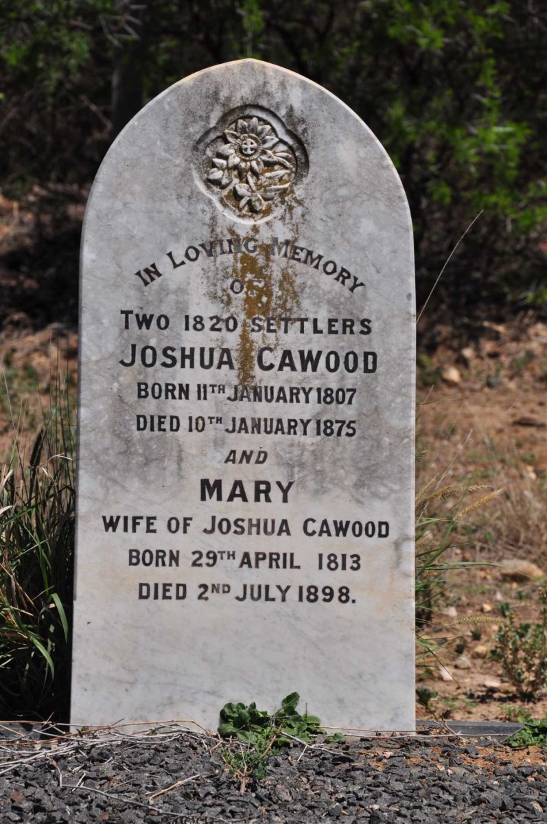 CAWOOD Joshua 1807-1875 &amp; Mary 1813-1898