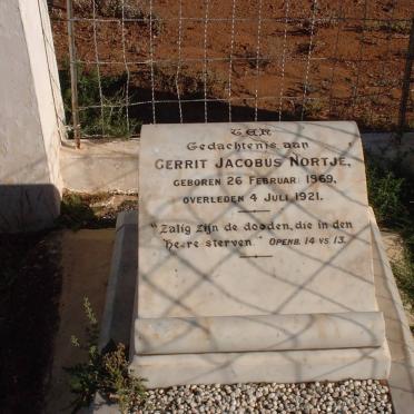 NORTJE Gerriit Jacobus 1869-1921