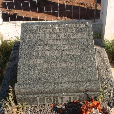 NORTJE Annie C.M. nee STRYDOM 1875-1959