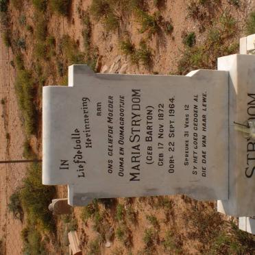 STRYDOM Maria nee BARTON 1872-1964