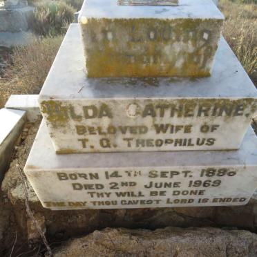 THEOPHILUS Hilda Catherine 1888-1969