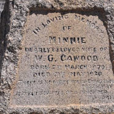 CAWOOD Minnie 1870-1920 