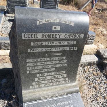 CAWOOD Cecil Dombey 1903-1945 & Dinah Johanna 1915-1963 :: CAWOOD Cecil Dombey 1945-2008