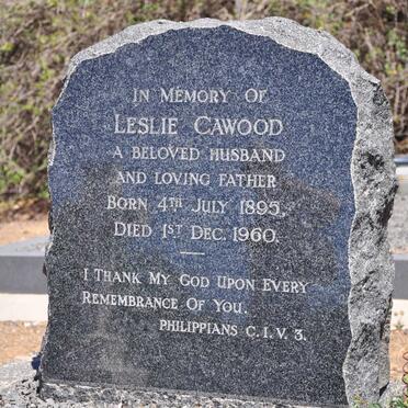CAWOOD Leslie 1895-1960
