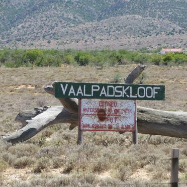 1. The turn off to Vaalpadskloop