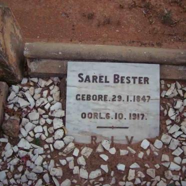 BESTER Sarel 1847-1917