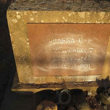 BEZUIDENHOUT Johanna C.P. 1893-1931