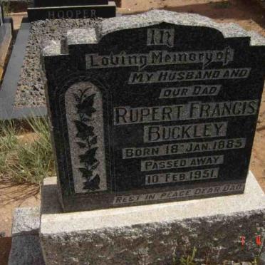 BUCKLEY Rupert Francis 1885-1951