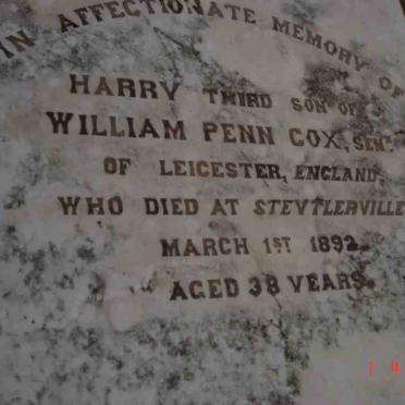 COX Harry -1892