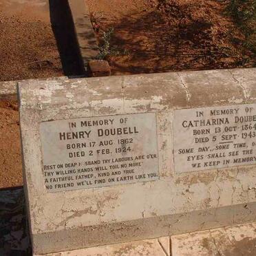 DOUBELL  Henry 1862-1924 &amp; Catharina 1864-1943