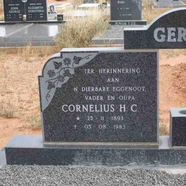 GERBER Cornelius H.C. 1893-1983  &amp; Isabella A.J. 1904-1985