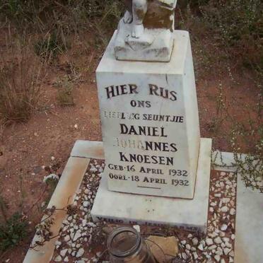 KNOESEN Daniel Johannes 1932-1932