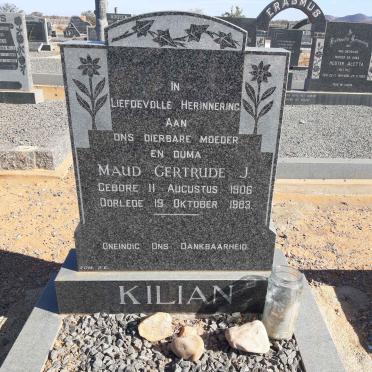 KILLIAN Maud Gertrude J. 1906-1983
