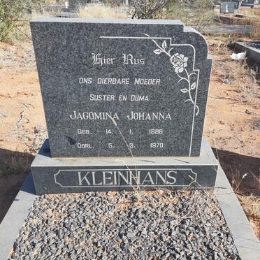 KLEINHANS Jacomina Johanna 1886-1970