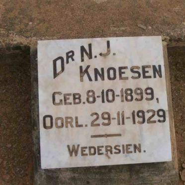 KNOESEN N.J. 1899-1929