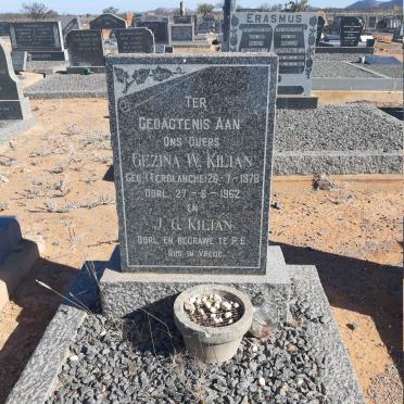 KILLIAN J.G. &amp; Gezina W. TERBLANCHE 1878-1962