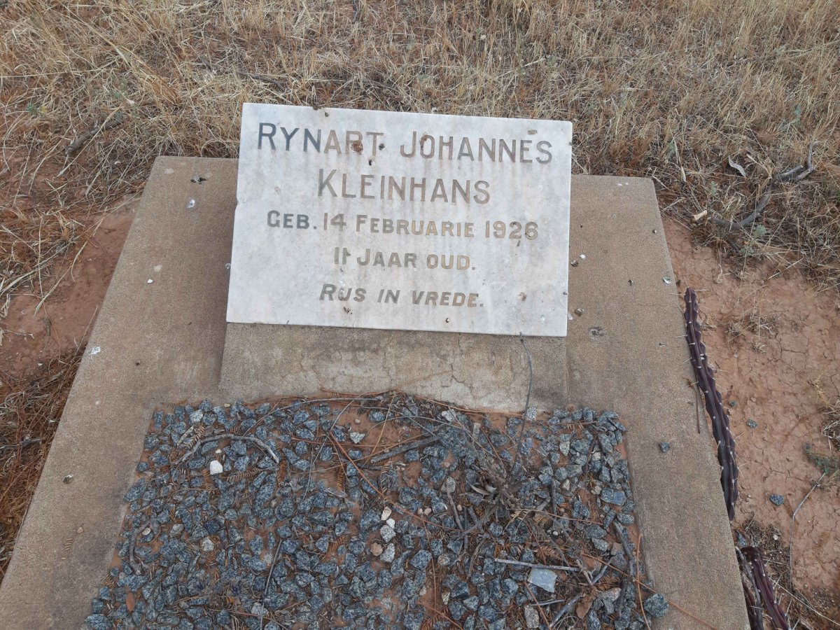 KLEINHANS Rynart Johannes 1926-