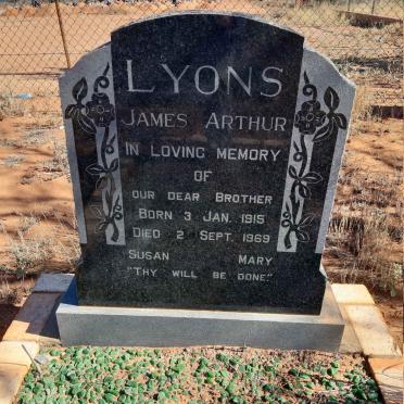 LYONS James Arthur 1915-1969