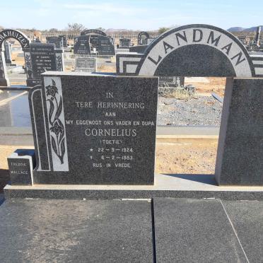 LANDMAN Cornelius 1924-1983