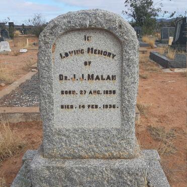 MALAN J.J. 1898-1936