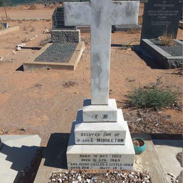 MIDDLETON Colin 1937-1945