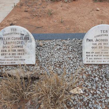 MERWE Paul Jacobus, v.d. 1868-1901 &amp; Willem Cornelius Lamprecht GOUWS 1867-1947