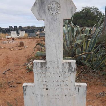 MERWE Corolina E., van der nee ERASMUS 1869-1912