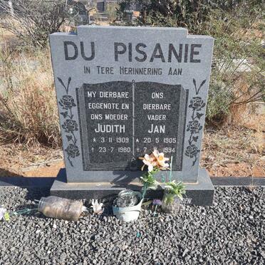 PISANIE Jan, du 1905-1994 &amp; Judith 1909-1980