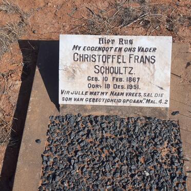 SCHOULTZ Christoffel Frans 1867-1951