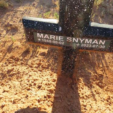 SNYMAN Marie 1948-2023