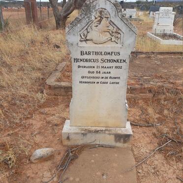 SCHONKEN Bartholomeus Hendricus -1932