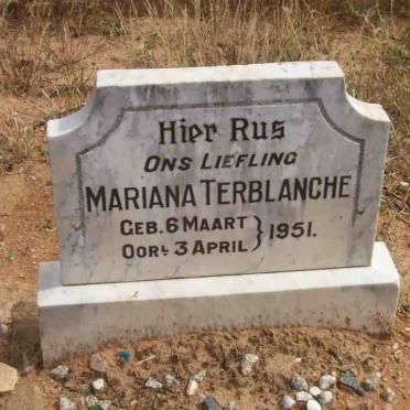 TERBLANCHE Mariana -1951