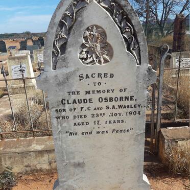 WASLEY Claude Osborne -1904