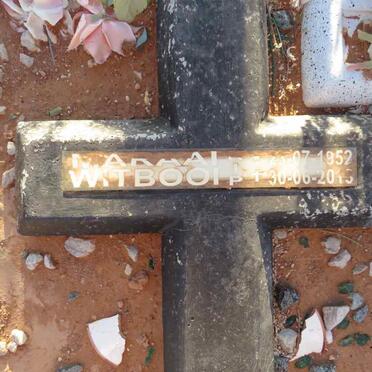 WITBOOI Maraai 1953-201?