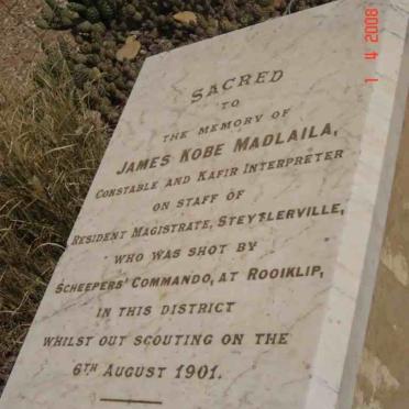 Eastern Cape, STEYTLERVILLE, Single Grave
